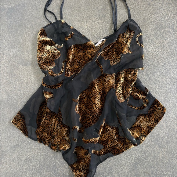Victoria's Secret Other - Victoria Secret Leopard Print Camisole Top